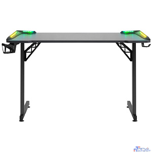 Игровой компьютерный стол Jupiter RGB,подвес кружки+гарн., черн. DEFENDER (64309)
