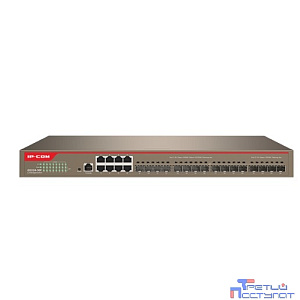 IP-COM G5324-16F Коммутатор управляемый в стойку, 8*1Gbit RJ45, 16*SFP 1Gbit,  console port