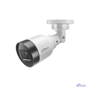 DAHUA DH-IPC-HFW1431S1P-0280B-S6 Уличная цилиндрическая IP-видеокамера 4Мп, 1/2.9” CMOS, объектив 2.8мм, обнаружение людей, ИК 30м, IP67, металл/пластик