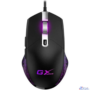 Мышь проводная игровая Genius Scorpion M705, USB, 6 кнопок, оптическая, разрешение 800-7200 DPI, RGB-подсветка Цвет: черный
