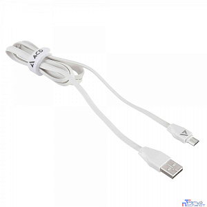 Кабели USB ACD USB кабель ACD-Life MicroUSB ; USB-A TPE, 1м, белый (ACD-U920-M1W)