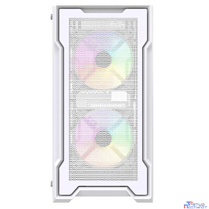 Powercase Mistral Micro X3W ARGB, Tempered Glass, 3x 120mm ARGB PWM Fan, белый, mATX (CMMXW-A3)