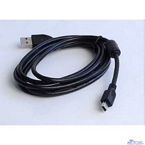 Gembird PRO CCF-USB2-AM5P-6 USB 2.0 кабель для соед. 1.8м  А-miniB (5 pin)  позол.конт., фер.кол.