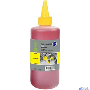 CACTUS Чернила CS-EPT6644-250 желтый 250мл для Epson L100/L110/L120/L132/L200/L210/L222/L300/L312/L350/L355/L362/L366/L456/L550/L555/L566/L1300