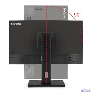 LCD ExeGate 23.8" EV2407TA {IPS 1920x1080 75Hz 5ms 250cd D-Sub HDMI DisplayPort USB Speakers WebCam} [EX297247RUS]