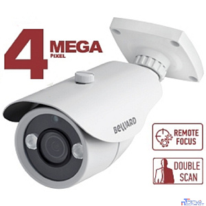 BEWARD B4230RCVZ Уличная IP-камера 4Мп, 1/3'' КМОП OmniBSI-2, объектив 2.8-8мм, ИК-подсветка до 20м, microSDXC (до 256 ГБ), IP66