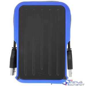 Silicon Power Portable HDD 4TB Armor A66 USB 3.2, синий, черный