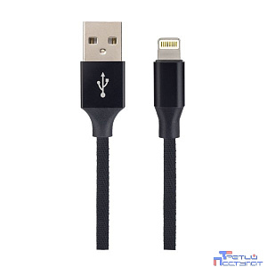 PERFEO Кабель для iPhone, USB - 8 PIN (Lightning), черный, длина 2 м., бокс (I4317)