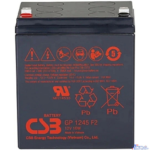 CSB Батарея GP1245 (12V  4,5Ah/16W) F2