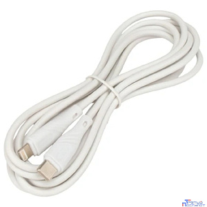 Cablexpert Кабель USB2.0 Lightning/Type-C, 2.1А, 20Вт, PD, медь, Mobile1, 2м, белый, коробка (CCB-USB2-CMAPO1-2MW)