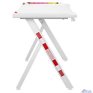 Игровой компьютерный стол Infinity RGB,подвес круж+гарн.,бел,120 DEFENDER