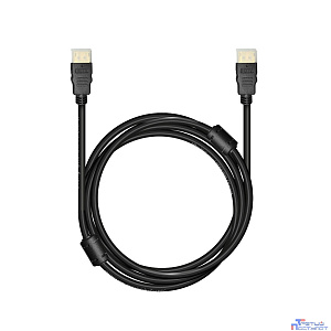 Bion Кабель HDMI v2.1, 19M/19M, 3D, 8K UHD, экран, ферритовые кольца, 2 м, черный [BXP-HDMI21-020]