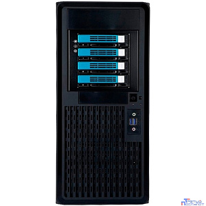 BigTower InWin PE689BL USB3.0*2+A(HD)+fron fan 120mm*1+rear fan 120mm*1+ 2*2SATA+1*1SATA+Intrusion Switch/ holes for SL20” RACKMOUNT  w/o PSU [6141921]