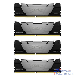 Kingston 128GB 3200MT/s DDR4 CL16DIMM (Kit of4) FURY Renegade Black KF432C16RB2K4/128