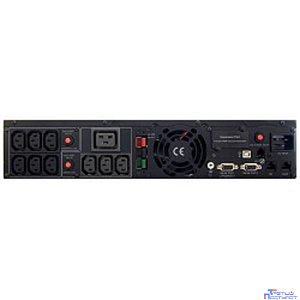 ИБП CyberPower PR3000ELCDRT2U {Line-Interactive, 3000VA/2700W USB/RS-232/Dry/EPO/SNMPslot/RJ11/45/ВБМ (9 IEC С13, 1 IEC C19), 12В/9 Ач х 4}