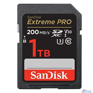 SecureDigital 1TB SanDisk Extreme Pro SD UHS I 1TB Card for 4K Video for DSLR and Mirrorless Cameras 200MB/s Read & 140MB/s Write