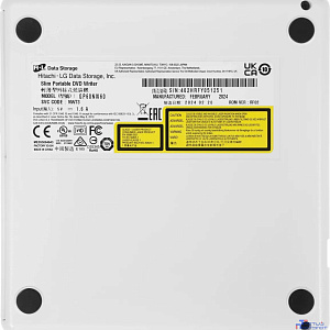 LG DVD-RW GP60NW60 ext. White Slim Ret. USB2.0 (совместим с 3.0)