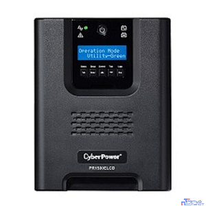 ИБП CyberPower PR1500ELCD {Line-Interactive, Tower, 1500VA/1350W USB/RS-232/EPO/SNMPslot (8 IEC С13), 12В/17 Ач х 2}