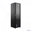 NTSS Шкаф напольный универсальный серверный NTSS R 42U 600х600мм, 4 профиля 19, двери стекло и сплошная металл, боковые стенки съемные, регулируемые опоры, разобранный, черный RAL 9005 NTSS-R42U6060GS