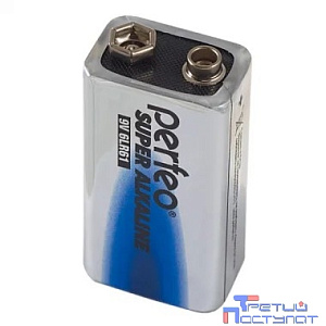 Perfeo 6LR61/1SH Super Alkaline  (1 шт. в уп-ке)
