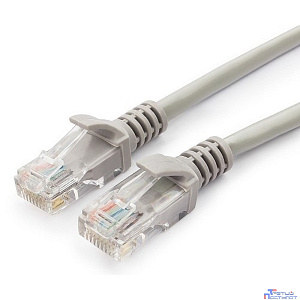 Cablexpert Патч-корд медный UTP PP10-5M кат.5e, 5м, литой, многожильный (серый)