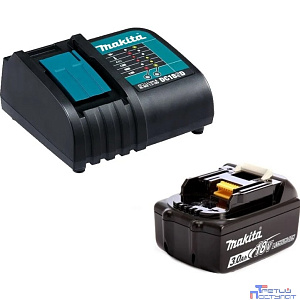 Makita 191A25-2 Аккумулятор+з\у, DC18RC-1шт(б\зар)+BL1830B-1шт,18В,3.0Ач,Li-ion,кор