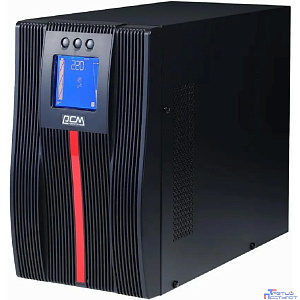 PowerCom Macan MAC-3000 ИБП {On-Line, 3000VA / 3000W, Tower, IEC, LCD, Serial+USB, SNMPslot, подкл. доп. батарей} (1034863)