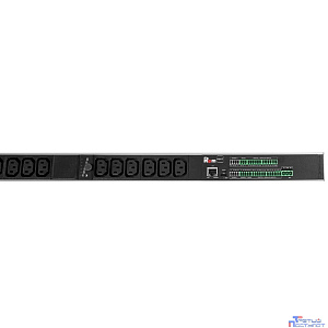 REM Верт блок розеток Rem-2MC, Linux, мониторинг, измерение, управление,  3 фазы 16A, авт, 36C13, 1820 мм, вх IEC 309, шнур 3м