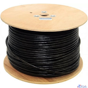 5bites Кабель Express US5525-305BPE витая пара UTP/SOLID/5E/24AWG/COPPER/PVC+PE/BLACK/OUTDOOR/DRUM/305M