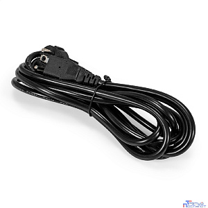 Exegate EX295578RUS Кабель питания ExeGate Power PC-3P (Евровилка угловая Schuko->C13, VDE-250V-3*1.5mm2, медь, черный, 10A, 3м)