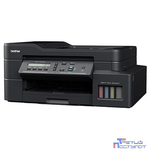 Brother DCP-T820DW МФУ, А4, цветной струйный, 17/16,5 стр/мин, 128Мб, дуплекс, ADF20,WiFi,LAN, обх.лоток 80л, старт.картр.2xBK,1xCMY(DCPT820DWR1)