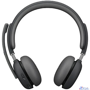 Гарнитура игровая Logitech Zone Wireless 2,  для компьютера/мобильных устройств, накладные,  Bluetooth, графитовый [981-001311]
