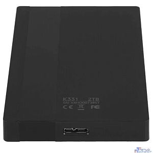 Netac Portable HDD 2TB USB 3.0  NT05K331N-002T-30BK K331 2.5" черный