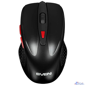 Мышь компьютерная SVEN RX-450W WLS черная, 5+1кл/1200-3200DPI (SV-021825)
