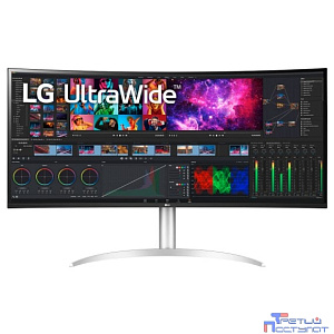 LCD LG 39.7" 40WP95C-W белый {IPS 5120x2160 5ms 21:9 300cd 1000:1 2xHDMI DisplayPort TBT4 USBHub 2x5W vesa}