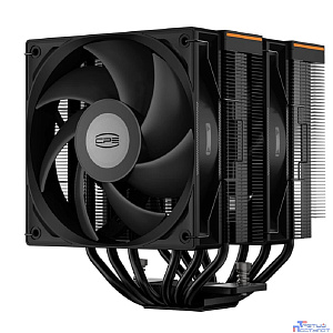 Кулер PCCooler RT620 Digital BK  S115X/1200/1700/1851/AM4/AM5 (TDP 265W, 2x120mm PWM FAN, 6 тепловых трубок 6мм, 500-2200RPM, 28-32dBa)
