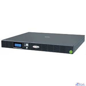 ИБП CyberPower OR1000ERM1U {Line-Interactive, 1000VA/600W USB/RS-232/SNMPslot /RJ11/45 (4+2 IEC С13), 6В/7 Ач х 4}