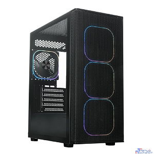 XASTRA Корпус  A300M 4ARGB-C6  Black mATX/Mesh/ Srewless full-size TG/ 4x120mm FG120 ARGB PWM fans/Argb+PWM HUB 6ports/ A300M-4FG12A-C6
