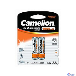Camelion   AA-1800mAh Ni-Mh BL-2 (NH-AA1800BP2, аккумулятор,1.2В)  (2 шт. в уп-ке)