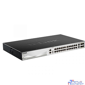 D-Link DMS-3130-30TS/A1A Управляемый L3 стекируемый коммутатор с 24 портами 100/1000/2.5GBase-T, 2 портами 10GBase-T и 4 портами 25GBase-X SFP28