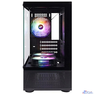 1STPLAYER MIKU Mi2-A Black / mATX / 3x120mm LED fans / Mi2-A-BK-2F1R-1F1