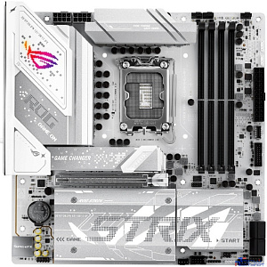 ASUS ROG STRIX B860-G GAMING WIFI (Socket 1851, mATX, 4xDDR5(256GB), DP/HDMI 2.1, 1xPCIe 5.0x16, 1xLAN(2.5GbE), Wi-Fi, BT, 4xSATA 6Gb/s, 4xM.2, Thunderbolt, 1xType-C, 5xUSB 3.2, 4xUSB 2.0)