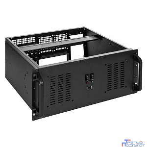 Exegate EX295480RUS Серверный корпус ExeGate Pro 4U350-02 <RM 19", высота 4U, глубина 350, без БП, 2*USB>