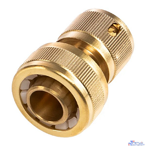 Rexant (62-0310-F) Коннектор для шланга латунный, быстросъемный, с аквастопом , 3/4