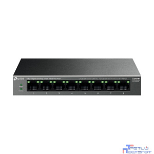 TP-Link LS108GP Настольный коммутатор с 8 гигабитными портами (8 портов PoE+)