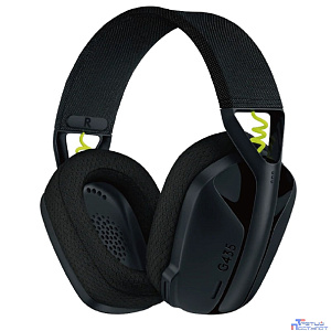 Наушники с микрофоном Logitech G435 черный/желтый накладные BT/Radio оголовье (981-001053)