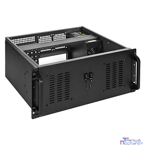 Exegate EX295873RUS Серверный корпус ExeGate Pro 4U350-02 <RM 19", высота 4U, глубина 350, БП 500ADS, 2*USB>