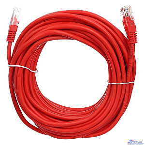 Aopen Патчкорд литой Aopen/Qust UTP кат.5е 10м красный <ANP511_10M_R>