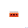 Rexant 07-3212 Экспресс-клемма СМК 2273-203, 3-проводная 0.5-2.5 мм?, прозрачная (100 шт./уп.)