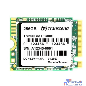Твердотельный диск 256GB Transcend MTE300S, 3D TLC NAND, M.2 2230 ,PCI-E 4x [ R/W - 2000/950 MB/s]